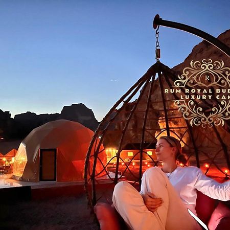 Rum Royal Bubbles Luxury Camp Leilighet Wadi Rum Eksteriør bilde