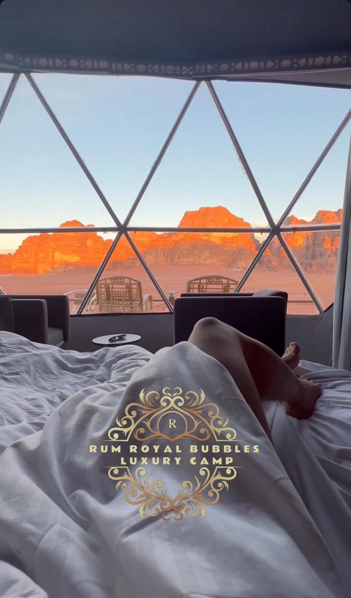 Rum Royal Bubbles Luxury Camp Leilighet Wadi Rum Eksteriør bilde