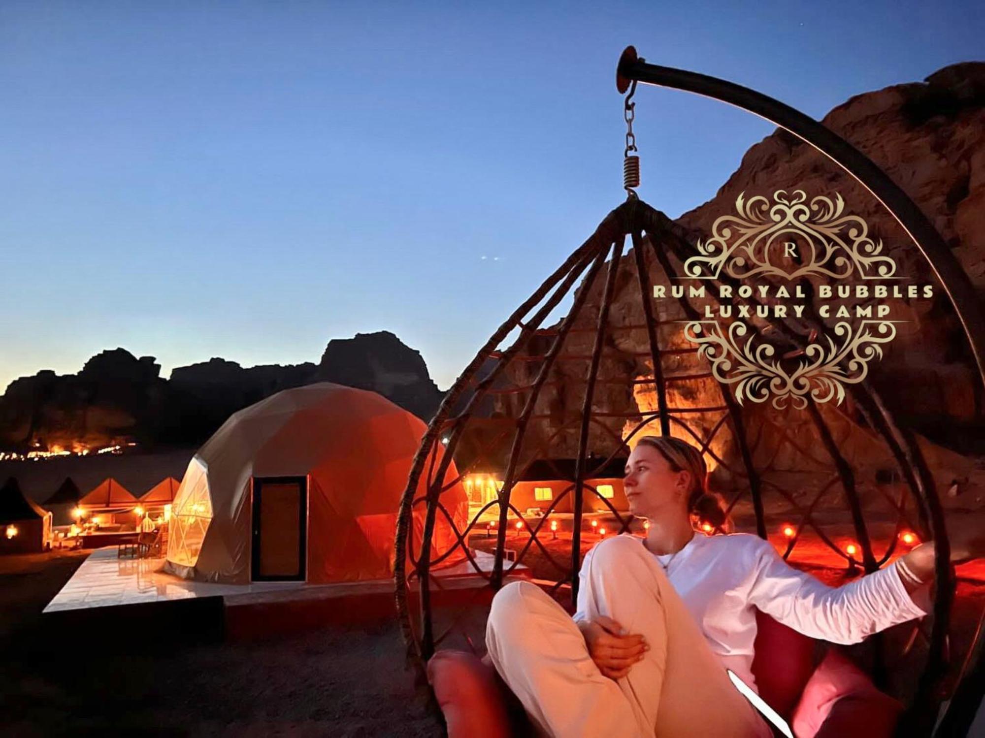 Rum Royal Bubbles Luxury Camp Leilighet Wadi Rum Eksteriør bilde