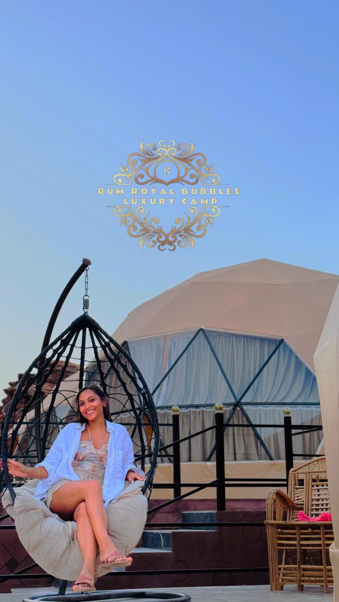 Rum Royal Bubbles Luxury Camp Leilighet Wadi Rum Eksteriør bilde