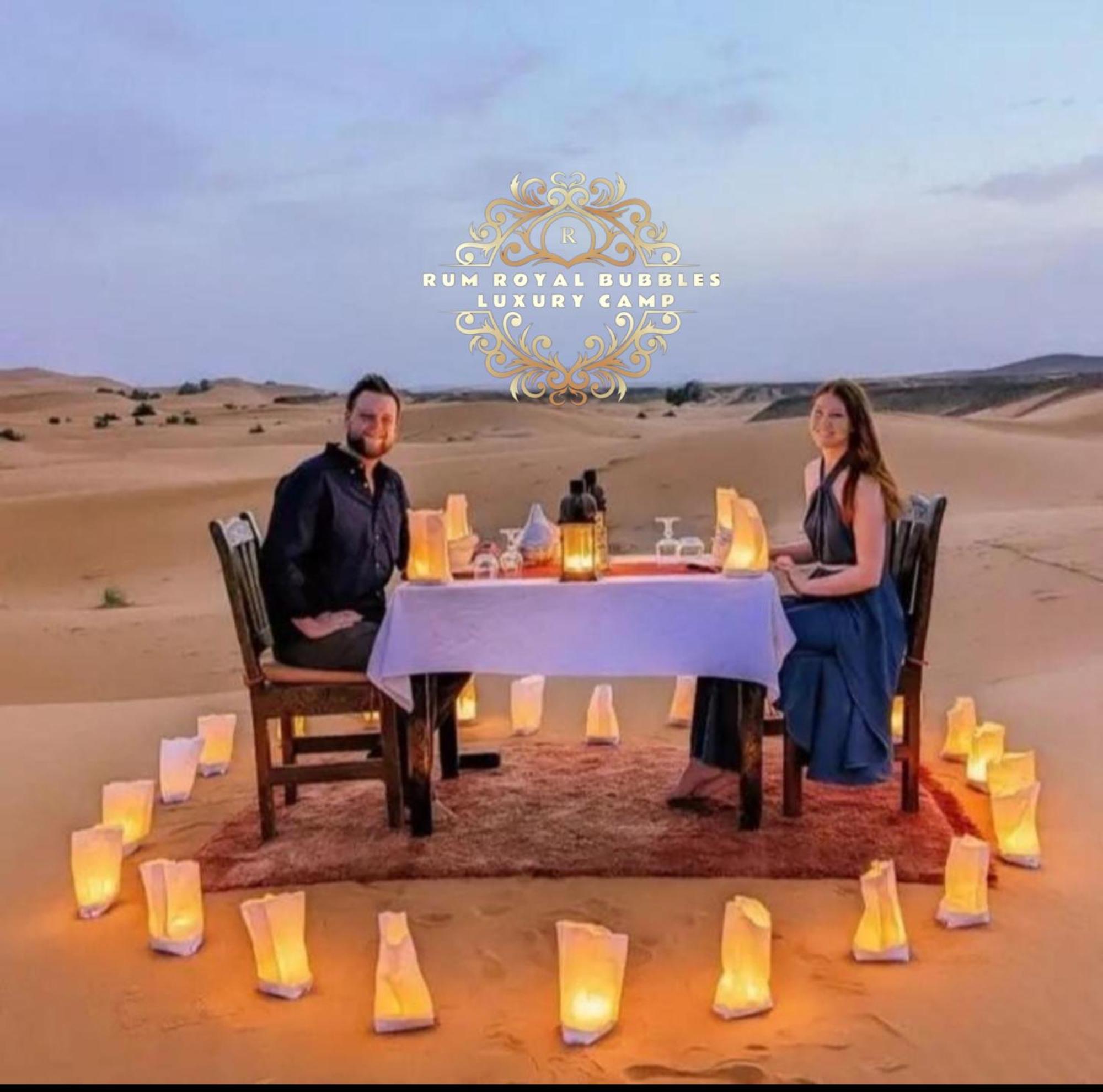 Rum Royal Bubbles Luxury Camp Leilighet Wadi Rum Eksteriør bilde