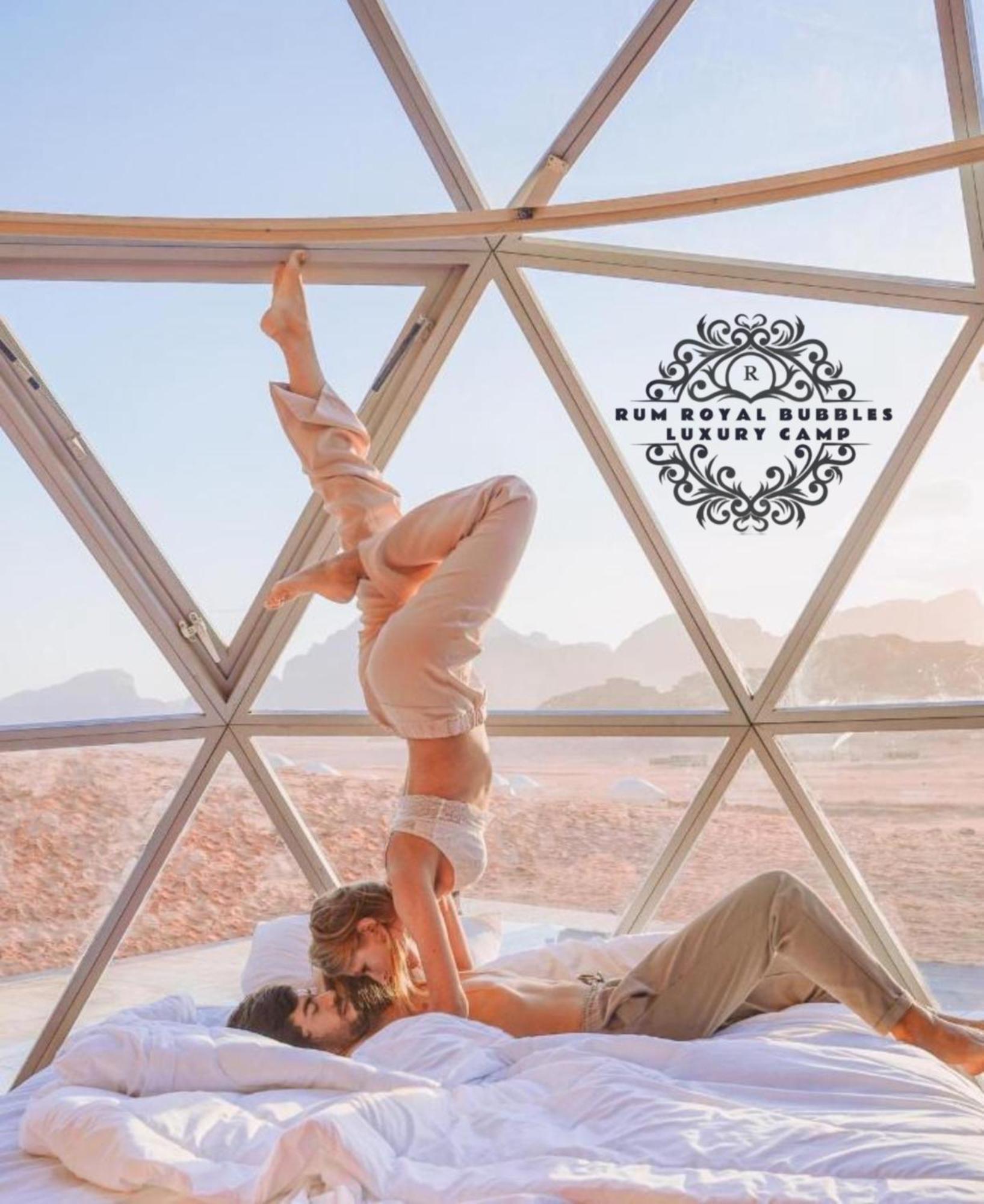 Rum Royal Bubbles Luxury Camp Leilighet Wadi Rum Eksteriør bilde
